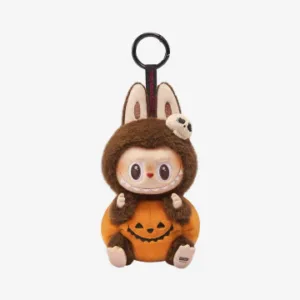 LABUBU Happy Halloween Party Series-Sitting Pumpkin Vinyl Plush Pendant