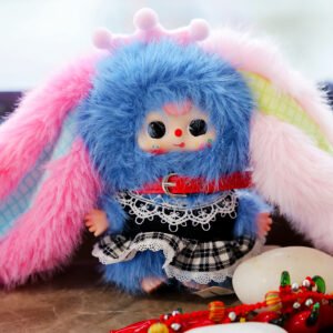 Baby Three Rabbit Macaron Cute Mini Bunny Plush Blind Box Babythree Official